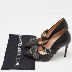 Gucci Black Leather Dionysus Pumps Size 37