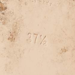 Pre Owned Gucci Black Leather Web Princetown Flat Mules Size 37.5