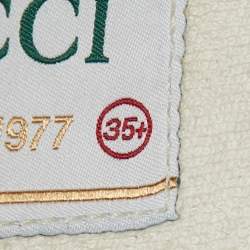 Gucci Multicolor Embroidered GG Canvas Tennis 1977 Sneakers Size 35.5
