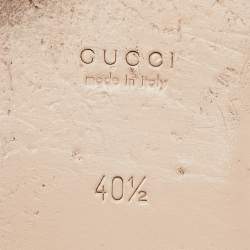 مملوكة مسبقًا Gucci Black Leather Princetown Horsebit Flat Mules Size 40.5