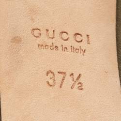 Gucci Olive Green Suede New Hollywood Pumps Size 37.5