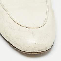 مملوكة مسبقًا Gucci Cream Leather Princetown Mules Size 40