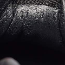 Gucci Black Leather Rhyton Sneakers Size 38