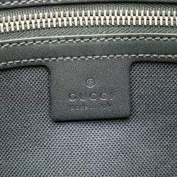 Gucci Black GG Supreme Web Belt Bag
