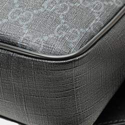 Gucci Black GG Supreme Web Belt Bag