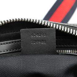 Gucci Black GG Supreme Web Belt Bag
