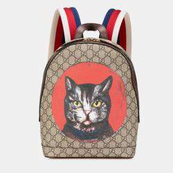 Gucci GG Supreme Bosco Web Backpack