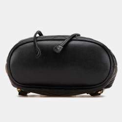 Pre Owned Gucci Black GG Marmont Matelasse Calfskin Backpack