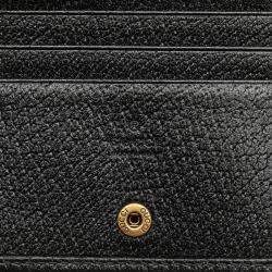 Gucci Black GG Marmont Leather Double Belt Bag