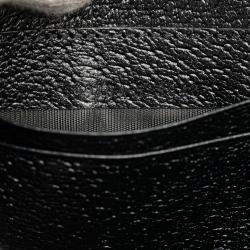 Gucci Black GG Marmont Leather Double Belt Bag