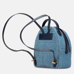 Gucci Small GG Marmont Pearl Denim Backpack