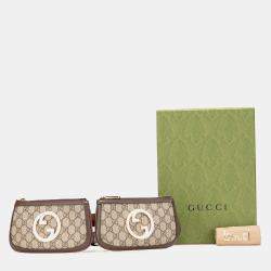 Gucci Beige/Brown Mini GG Supreme Blondie Belt Bag