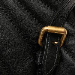 Pre Owned Gucci Calfskin Bamboo Trapuntata Queen Margaret Backpack