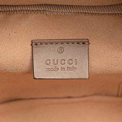 Pre Owned GG Marmont Round Matelasse Leather Backpack