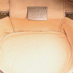 Pre Owned GG Marmont Round Matelasse Leather Backpack