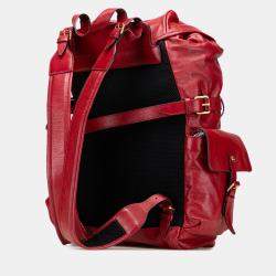 Pre Owned Gucci Piuma Lux Calfskin Re(Belle) Backpack