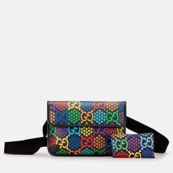 Pre Owned Gucci GG Supreme Psychedelic Belt Bag