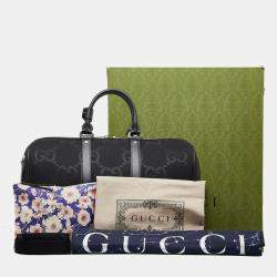 Pre Owned Gucci Small Jumbo GG Canvas Duffle Bag