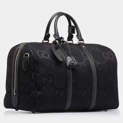 Pre Owned Gucci Small Jumbo GG Canvas Duffle Bag