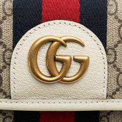Pre Owned Gucci GG Supreme Ophidia Belt Bag