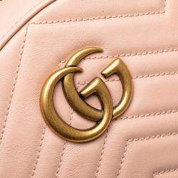 Pre Owned Gucci Small GG Marmont Matelasse Leather Backpack