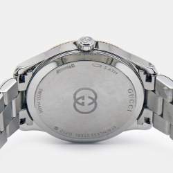 Gucci Silver Two-Tone Stainless steel G-Timeless YA1265063 Women's Wristwatch 29 mm