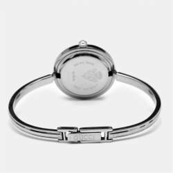 Gucci White Stainless Steel Vintage Interchangeable Bezel 11/12.2L Women's Wristwatch 26 mm
