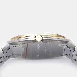Gucci Golden Brass 18K Gold Plated Stainless Steel 25H YA163502 Women's Wristwatch 30 mm