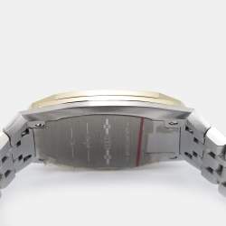 Gucci Golden Brass 18K Gold Plated Stainless Steel 25H YA163502 Women's Wristwatch 30 mm