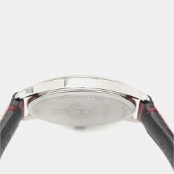Gucci Red Mother Of Pearl Stainless Steel Lizard Skin Leather G-Timeless 126.4 Women's Wristwatch 36 mm