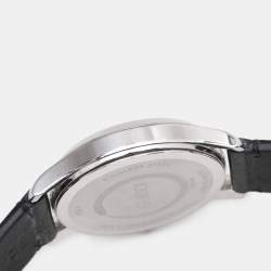 Gucci Black Stainless Steel G-Timeless 17237419 Leather Strap Women's Wristwatch 38 mm