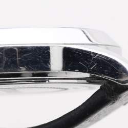 Gucci Black Stainless Steel G-Timeless 17237419 Leather Strap Women's Wristwatch 38 mm