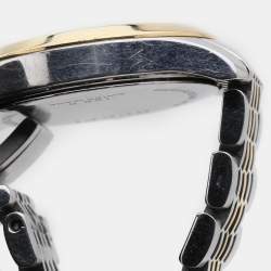 Gucci Silver Two Tone Stainless Steel G-Timeless 126.5 Quartz Women's Wristwatch 27mm