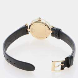 Pre Owned Gucci Diamantissima 141.5 Quartz Gold-Plated Women's Wristwatch 27 mm