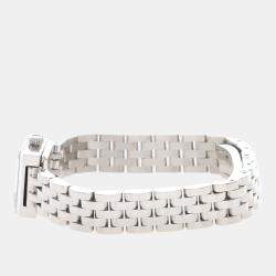 مملوكة مسبقًا ساعة يد نسائية غوتشي جي فريم YA128507 كوارتز ألوان ماسية ستانلس ستيل 14 مم