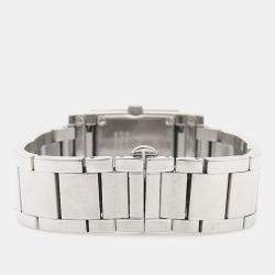 Pre Owned Gucci 7900L.1 Silver Stainless Steel Quartz Women's Wristwatch 23mm