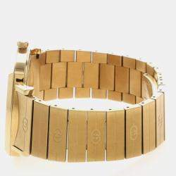 Pre Owned Gucci Grip 157.3 Gold Yellow Gold Plated Quartz Women's Wristwatch 38mm