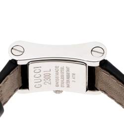 Pre Owned Gucci Black Stainless Steel 2300L Women's Wristwatch 17 mm