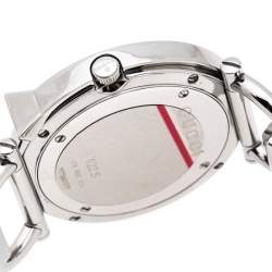 Pre Owned Gucci Black Stainless Steel Chiodo YA122502 Women's Wristwatch 36 mm
