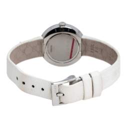 Pre Owned Gucci Silver Stainless Steel U-Play 129.5 Women's Wristwatch 27 mm