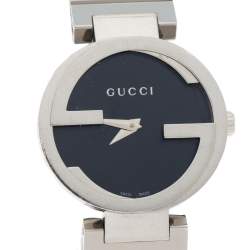 Gucci Black Stainless Steel 133.5 Women's Wristwatch 29 MM