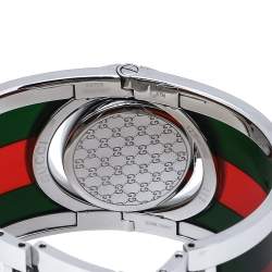 Gucci Black Stainless Steel Acetate Twirl 112 Women's Wristwatch 23 mm