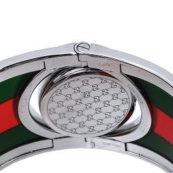 Gucci Black Stainless Steel Acetate Twirl 112 Women's Wristwatch 23 mm