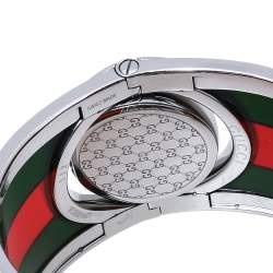 Gucci Black Stainless Steel Acetate Twirl 112 Women's Wristwatch 23 mm