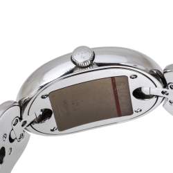 Pre Owned Gucci Black Stainless Steel Marina Chain 121.3 Women's Wristwatch 32MM