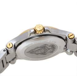 Pre Owned Gucci Champagne Two-Tone Stainless Steel 9040L Women's Wristwatch 26 mm