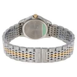 Gucci Silver Two-Tone Stainless Steel G Timeless 126.5 Women's Wristwatch 27 mm