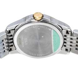 Gucci Silver Two-Tone Stainless Steel G Timeless 126.5 Women's Wristwatch 27 mm