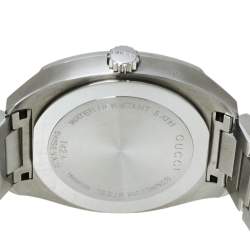 مملوكة مسبقًا Gucci Black Stainless Steel GG2570 YA142404 Women's Wristwatch 36 MM