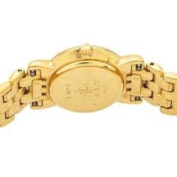 Gucci Mother Of Pearl Gold Plated Stainless Steel Miss 3400L Women's Wristwatch 22 MM